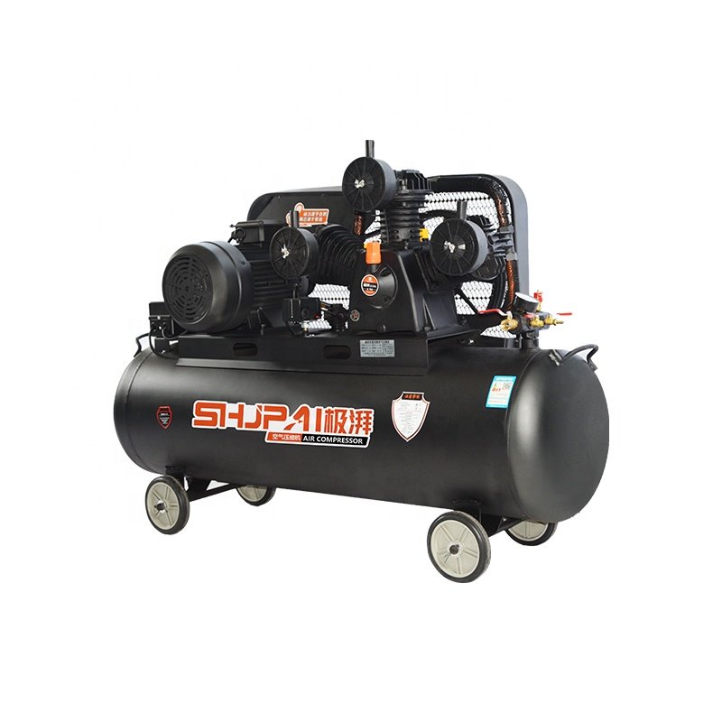 High Pressure Air Compressor for Power Plant 180L Industrial 380V 7.5Kw Belt Driven Piston Air Compressor