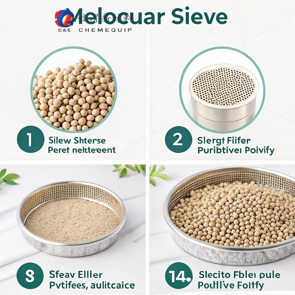 Molecular Sieve 4A Used for Dehumidification Filter to Remove Moisture and Dirt From Refrigerant and Air Conditioning Systems