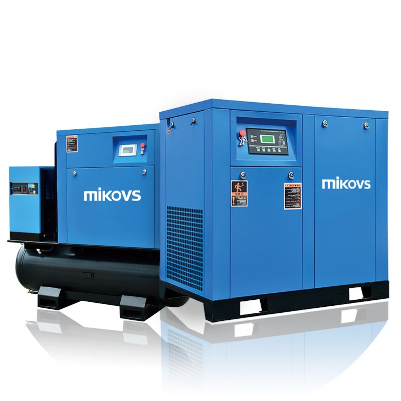 4-In-1 Air Compressor With Dryer Screw Compressor Rotary Electric Permanent Magnet Screw Air Compressor