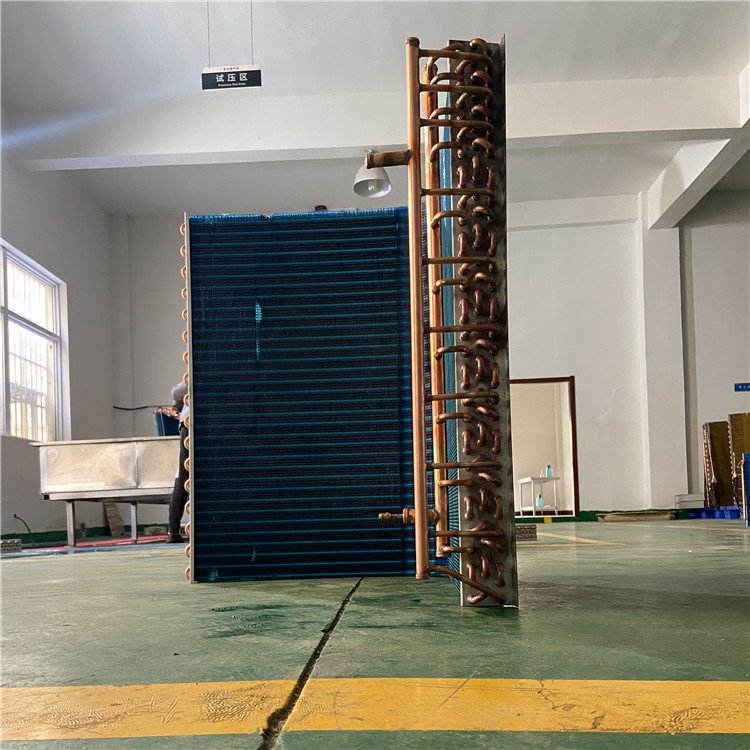 L Type Aluminum Fin Heat Pump Condenser Coils L Shaped Refrigerator Air Cooled Condenser Coil