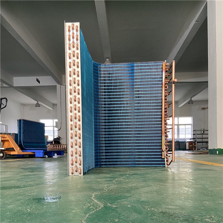 L Type Aluminum Fin Heat Pump Condenser Coils L Shaped Refrigerator Air Cooled Condenser Coil