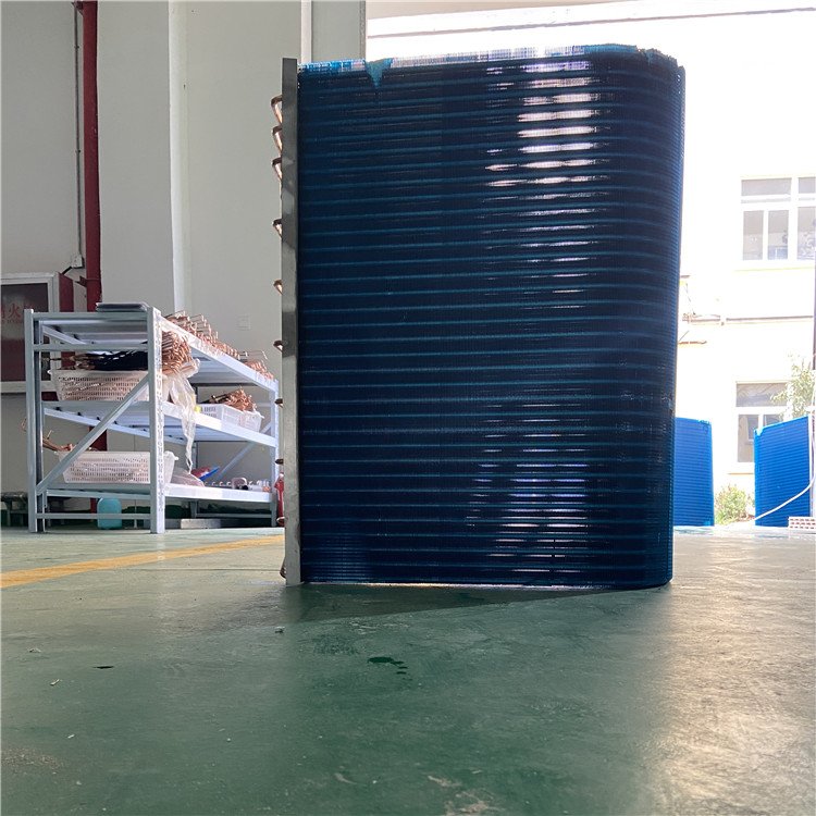 L Type Aluminum Fin Heat Pump Condenser Coils L Shaped Refrigerator Air Cooled Condenser Coil