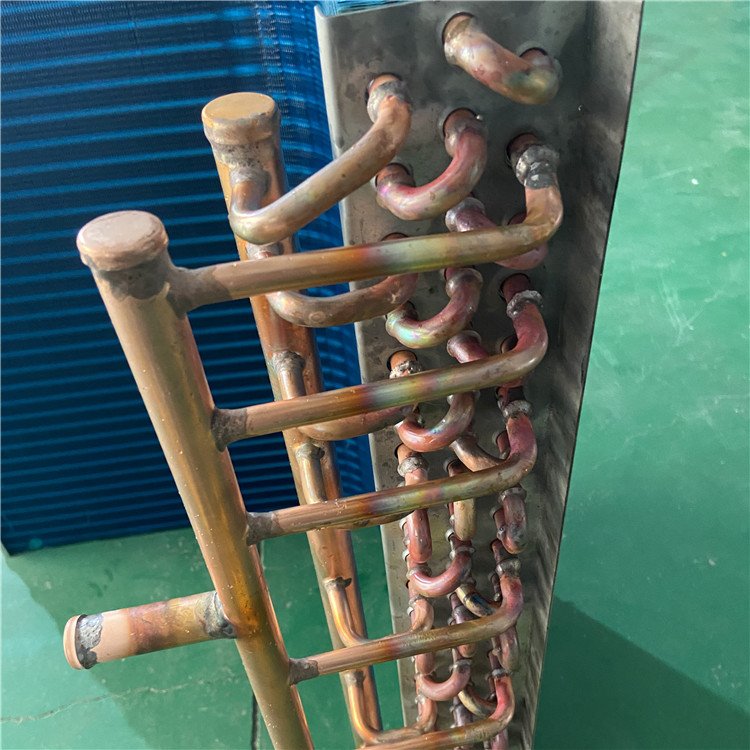 L Type Aluminum Fin Heat Pump Condenser Coils L Shaped Refrigerator Air Cooled Condenser Coil