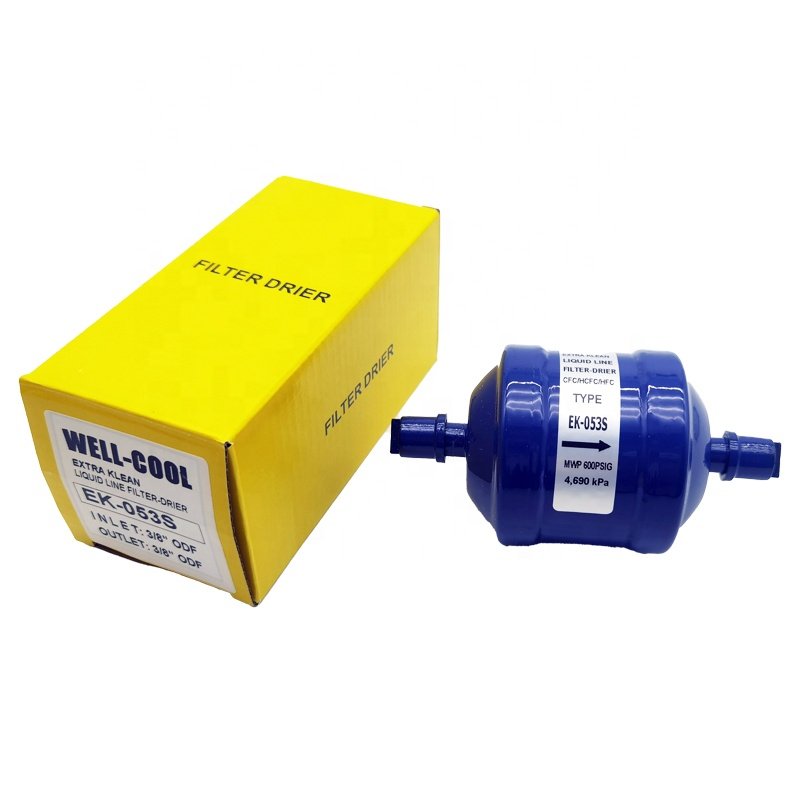 EK Advanced 3/8" SAE ODF Compressor Flow Cleanliness Filter Drier for HVAC Cooling Systems