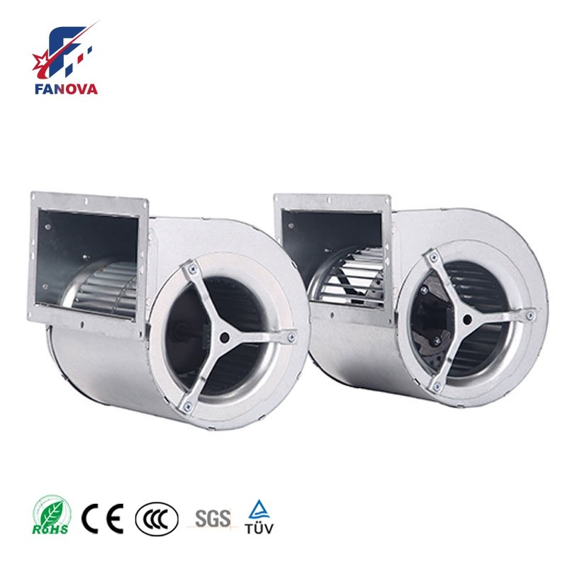 High Efficiency High Air Volume Compact Double Waterproof 133mm 146mm 180mm EC 230V Dual Inlet Centrifugal Blower Fan