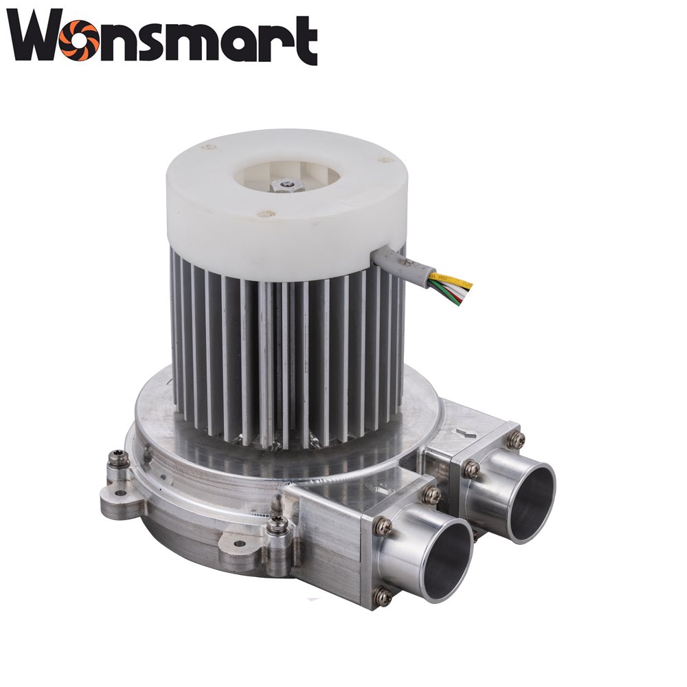 High air Volume 91m3/h Dc Brushless air Blower 40Kpa High Pressure Fan Turbine Blower for Fuel Cell Machine