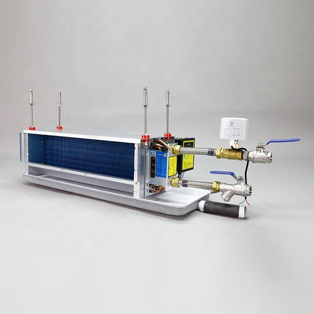 Commercial Industrial High-end Hvac air Conditioners Chilled Water Fancoil Ceiling Concealed Ducted Fcu Fan Coil Units Price
