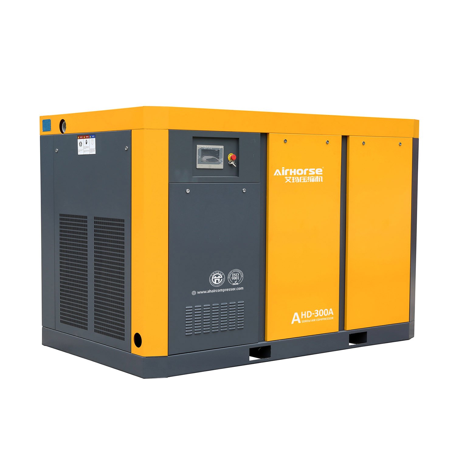 AirHorse Low Noise Industrial 22KW 37KW 90KW 250KW Screw Air Compressor 30HP 50HP 120HP With Top Quality Air Compressor Machine