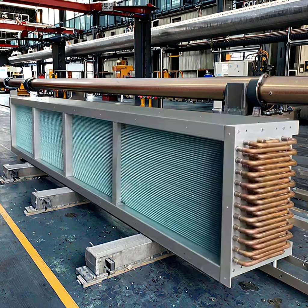 WONDERFUL 5/8 Copper Tube Carrier air Cooled Chiller Tube Fin Heat Exchanger Coil