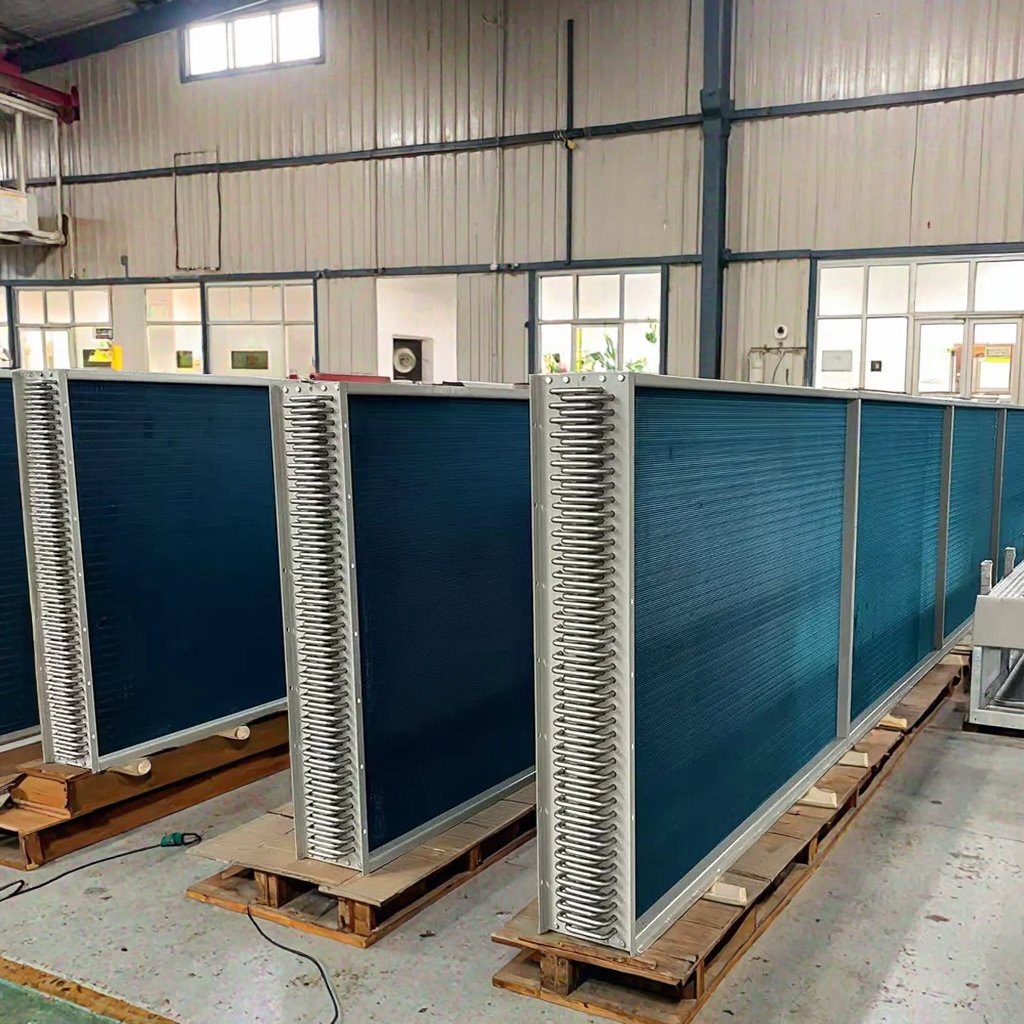 WONDERFUL 5/8 Copper Tube Carrier air Cooled Chiller Tube Fin Heat Exchanger Coil