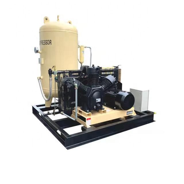 Trade High Quality Air Compressor 40bar High Pressure Air Compressor Pet Bottle Blowing Machine China Oxygen Booster Pump 7.5kw