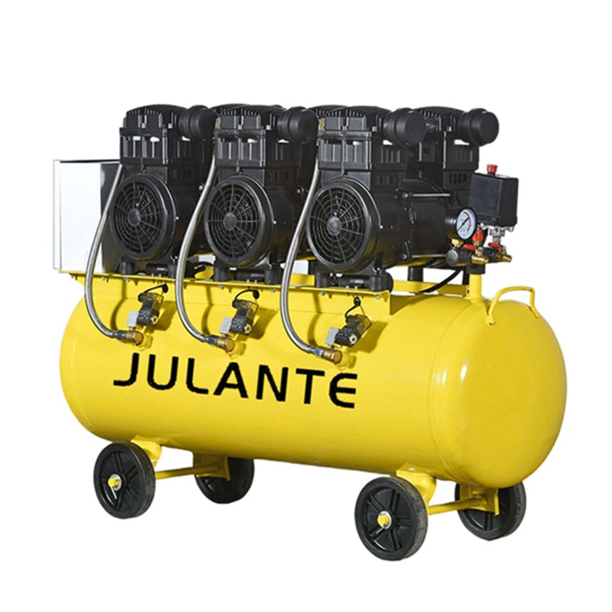 3.6KW 4.5HP 200L Air Pump Professional Silent Oil Free Piston Air Compressor