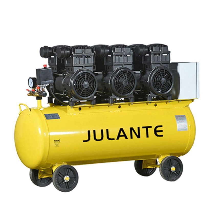 3.6KW 4.5HP 200L Air Pump Professional Silent Oil Free Piston Air Compressor