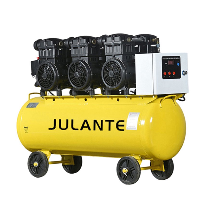 3.6KW 4.5HP 200L Air Pump Professional Silent Oil Free Piston Air Compressor