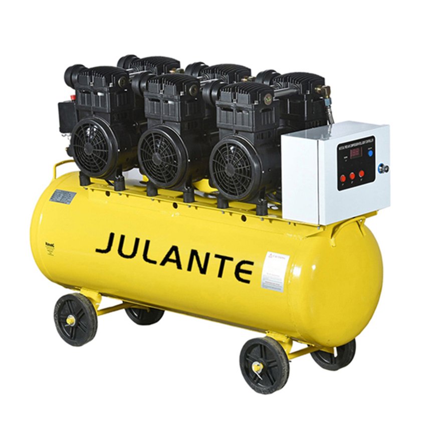 3.6KW 4.5HP 200L Air Pump Professional Silent Oil Free Piston Air Compressor