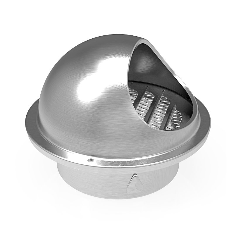 Reliable 304 Stainless Steel 100mm Air Vent Tailored for Use in Challenging Conditions Such as Coastal Areas or Chemical Plants