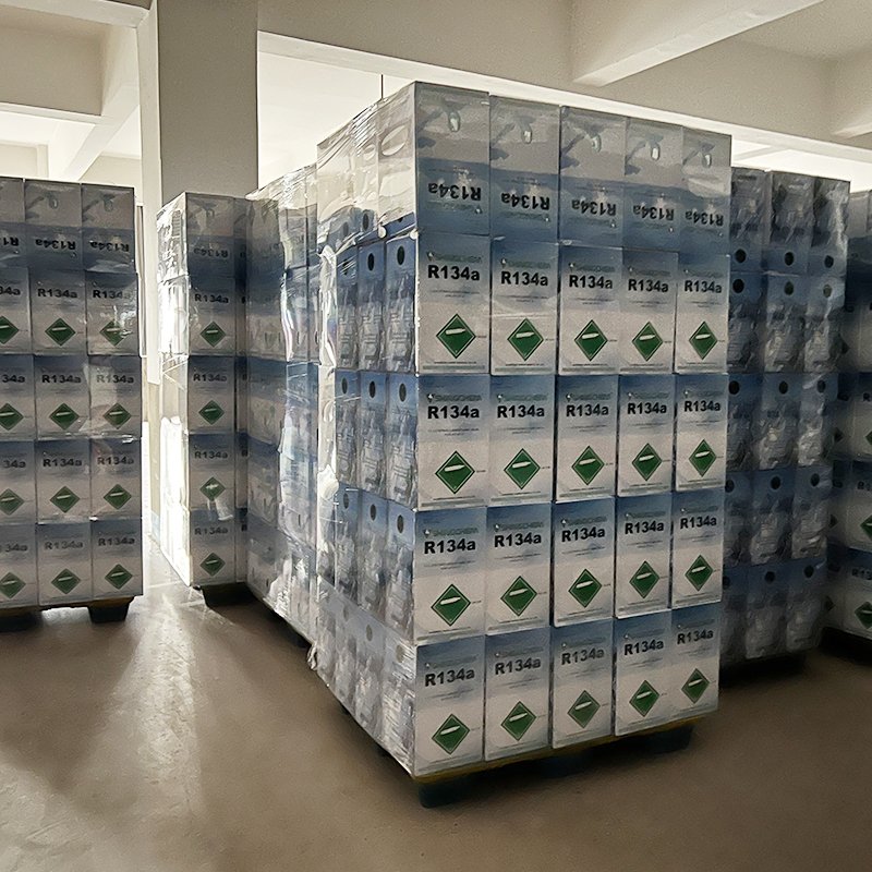 AC Gas R134a Refrigerant Gas 30lb 25lb R134a 13.6kg Bulk Refrigerants HFC134 R134a Refrigerant Gas Factory Directly Sales