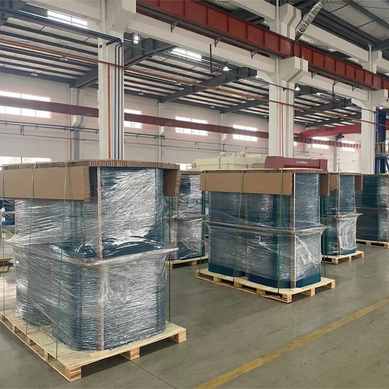 Customized Curved Condenser Coil Bending L Shaped U Shaped Fin-tube Heat Exchanger for Heat Pump Air Conditioner