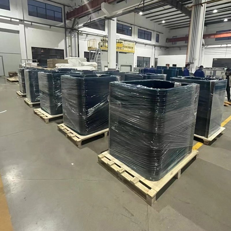 Customized Curved Condenser Coil Bending L Shaped U Shaped Fin-tube Heat Exchanger for Heat Pump Air Conditioner