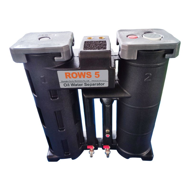 ROWS 5 Oil Water Separator 5Nm3/min Effectively Removes Dust Water and Oil Mist for Industrial Compressed Air System