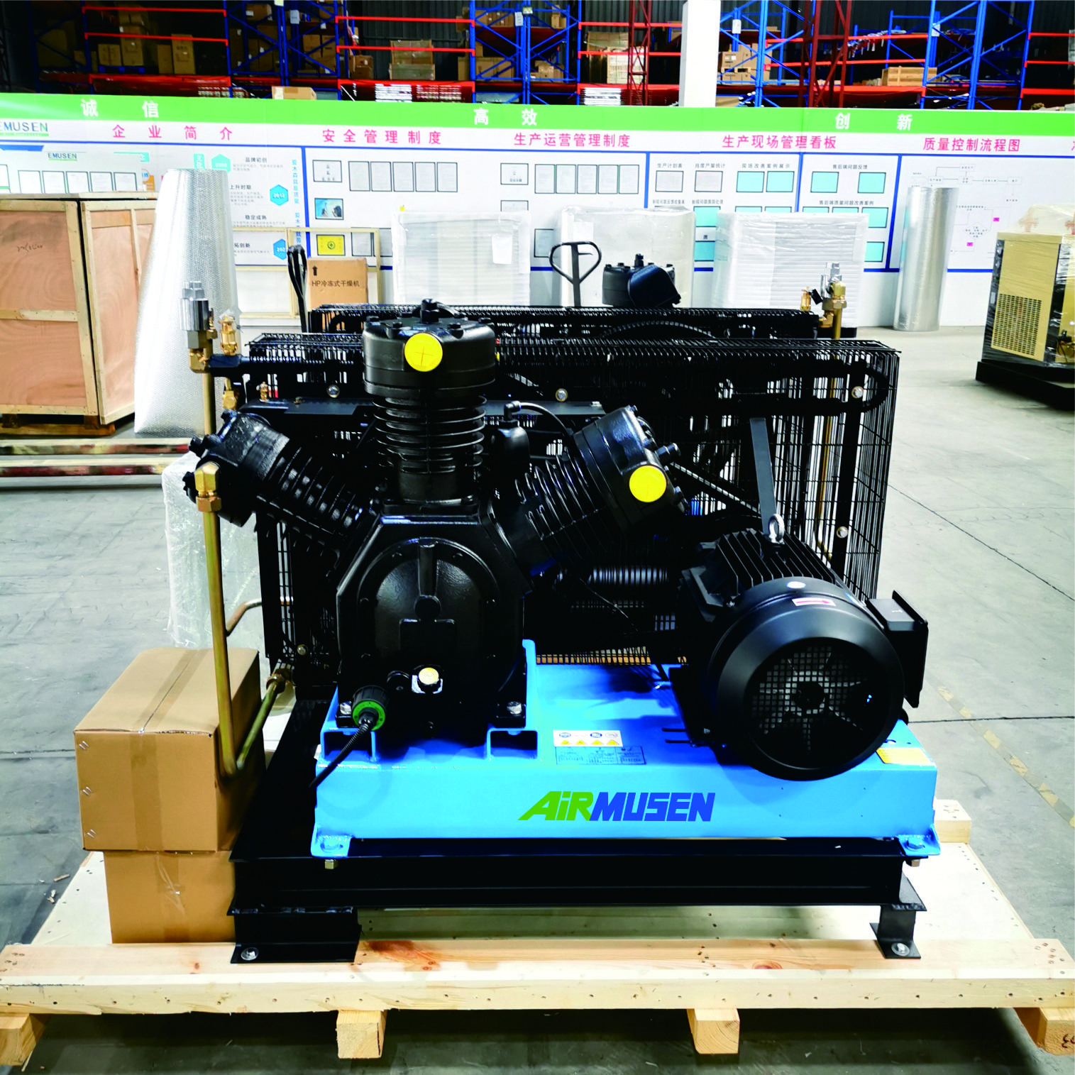 General Industry Use High Pressure Two Stage Piston air Compressor or Unit 30 bar 1.0 1.2 2.0 2.4 M^3/min 11/15 kw 20 30hp