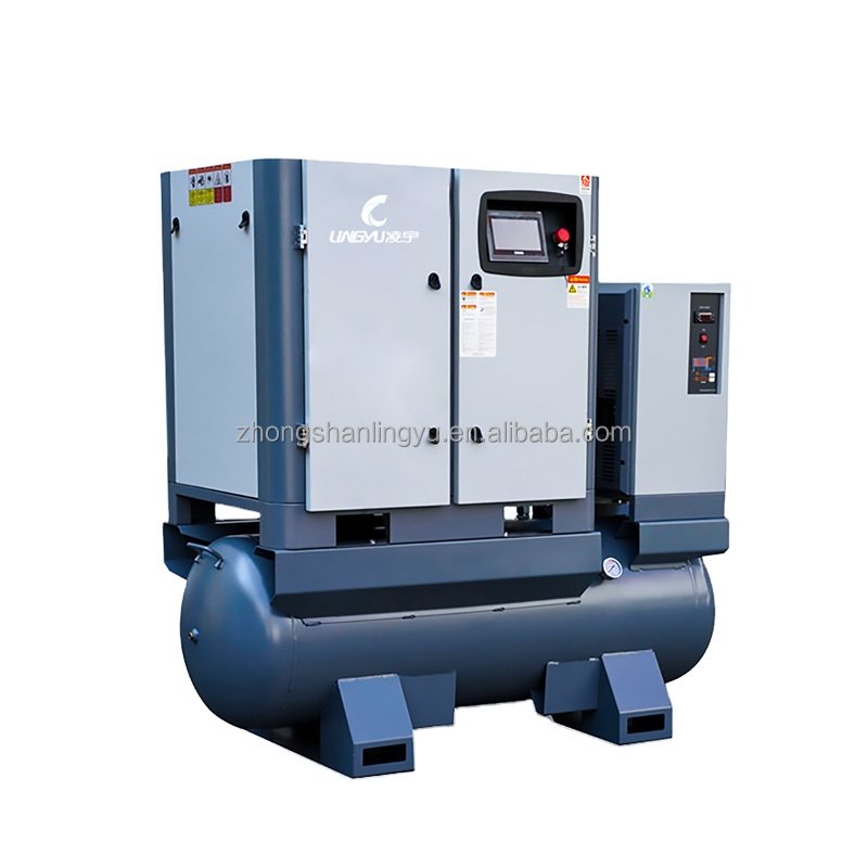 15bar High Pressure Air Compressor Industrial Screw Air Compressor Oil Free High Efficiency Air Compressor