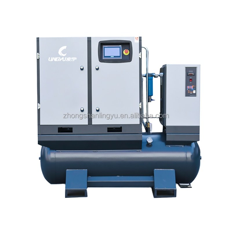 15bar High Pressure Air Compressor Industrial Screw Air Compressor Oil Free High Efficiency Air Compressor