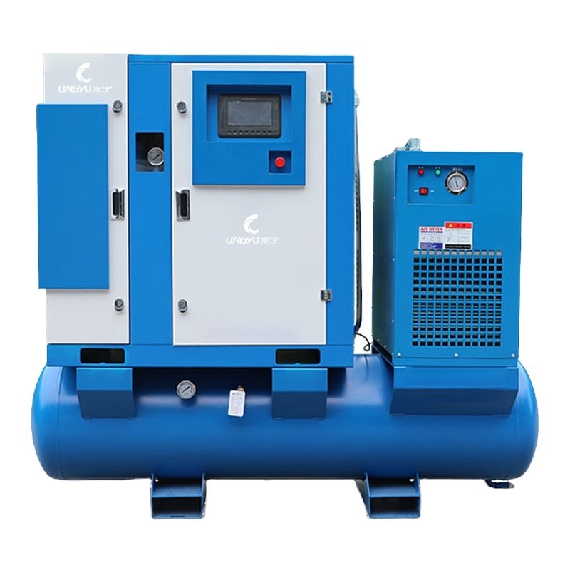 15bar High Pressure Air Compressor Industrial Screw Air Compressor Oil Free High Efficiency Air Compressor