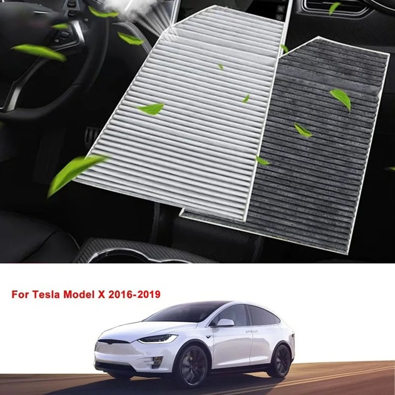 Activated Carbon Cabin Air Filter 103904200A for Teslas MODEL X 60D 75D 90D P90D P100D AWD Hatchback 2015 2016 2017 2018 2020