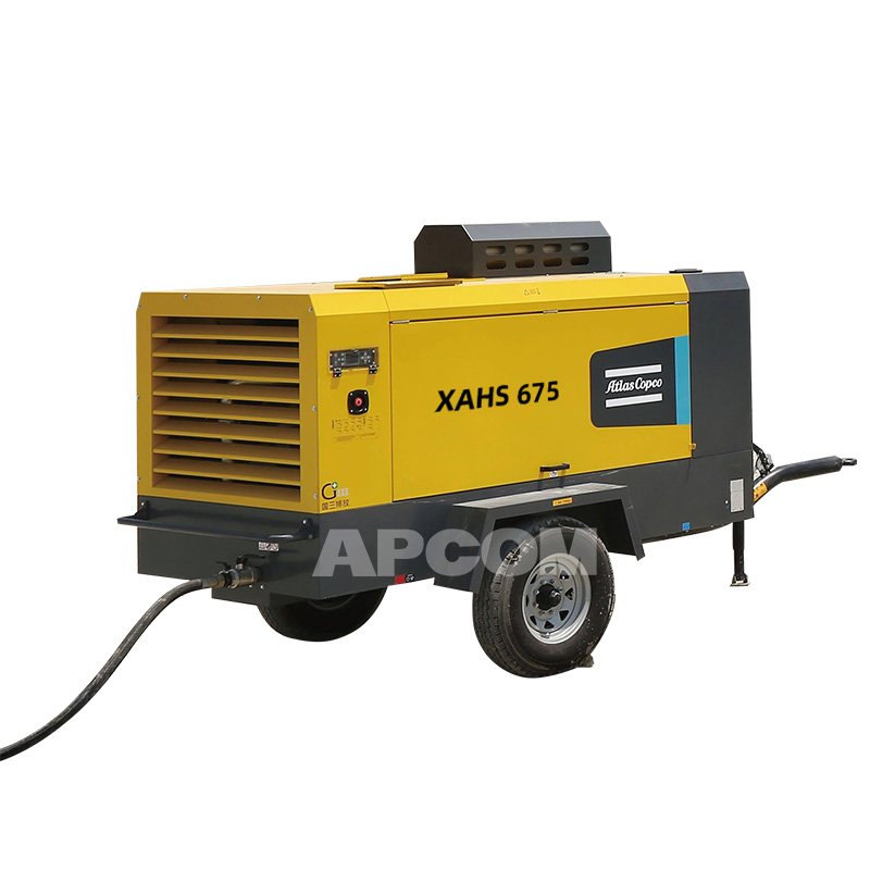 185 - 385 Cfm 10m3 / min Screw Portable Engine diesel air Compressor
