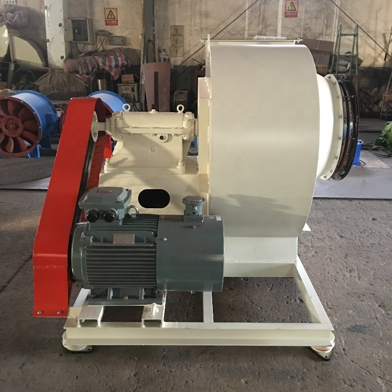 Free Standing AC Motor Induced Draft Blower Fan Carbon Steel Centrifugal Fume Dust Smoke Restaurants Manufacturing Plants