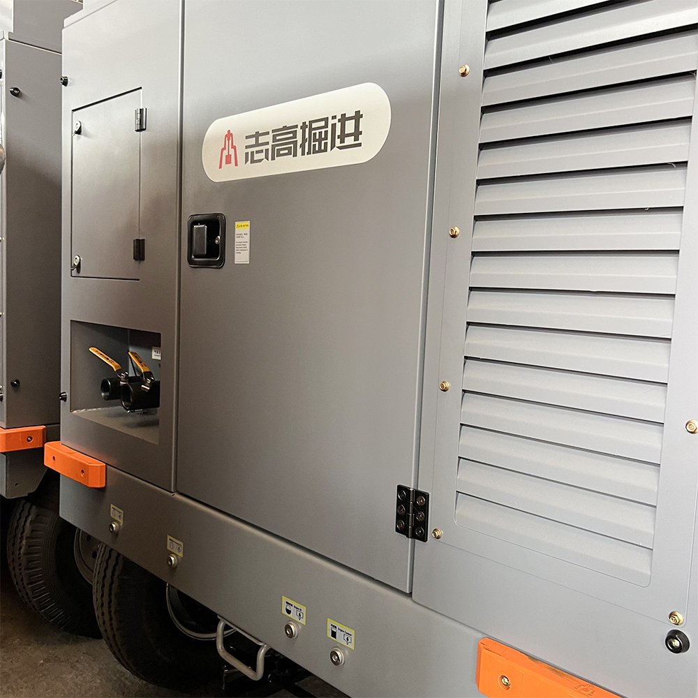 200SCYT 18bar 700scf Yuchai Diesel Engine Screw Compressors Portable air Compressors for Construction Work Mine Drilling Rig