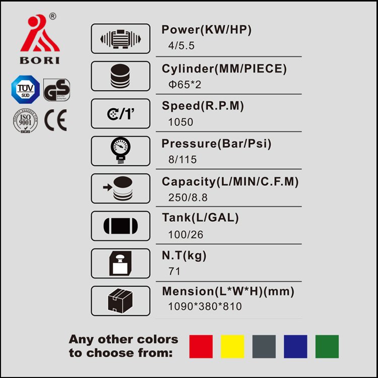 Factory Manufacturing Wholesale Prices Industrial air Compressor for Sale