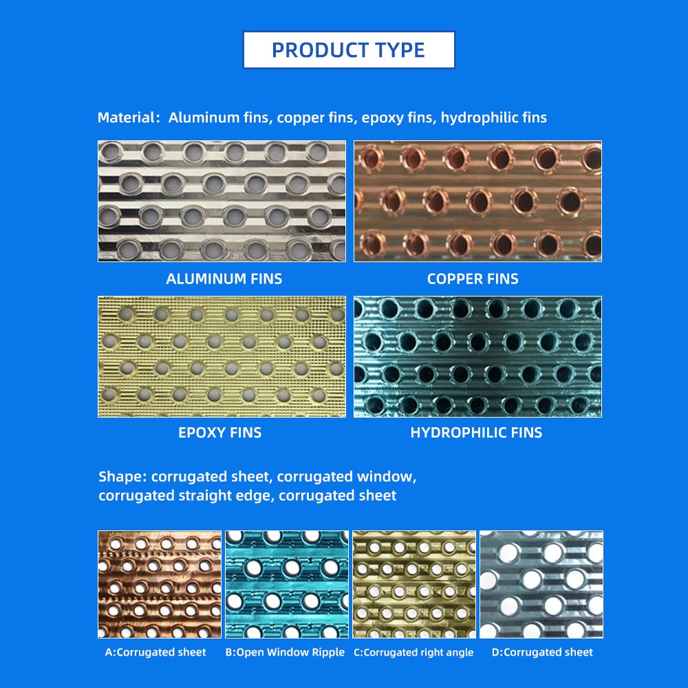 Cooper Tube Aluminum Fin Heat Exchanger