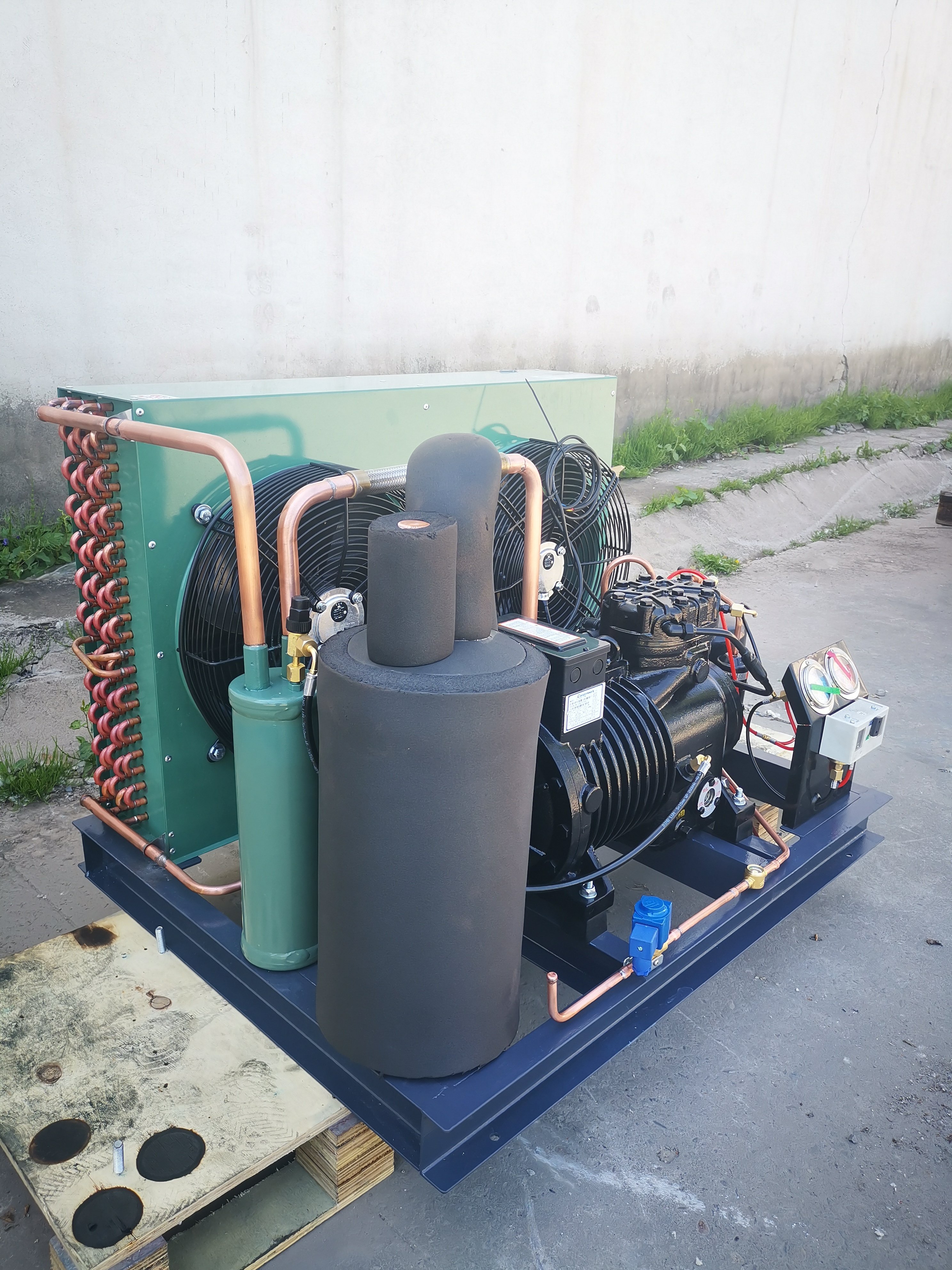 New Arrival Air-cooled Condenser Refrigeration Unit Cold Storage Cooling Machine Open Scroll Condensing Unit for Copeland