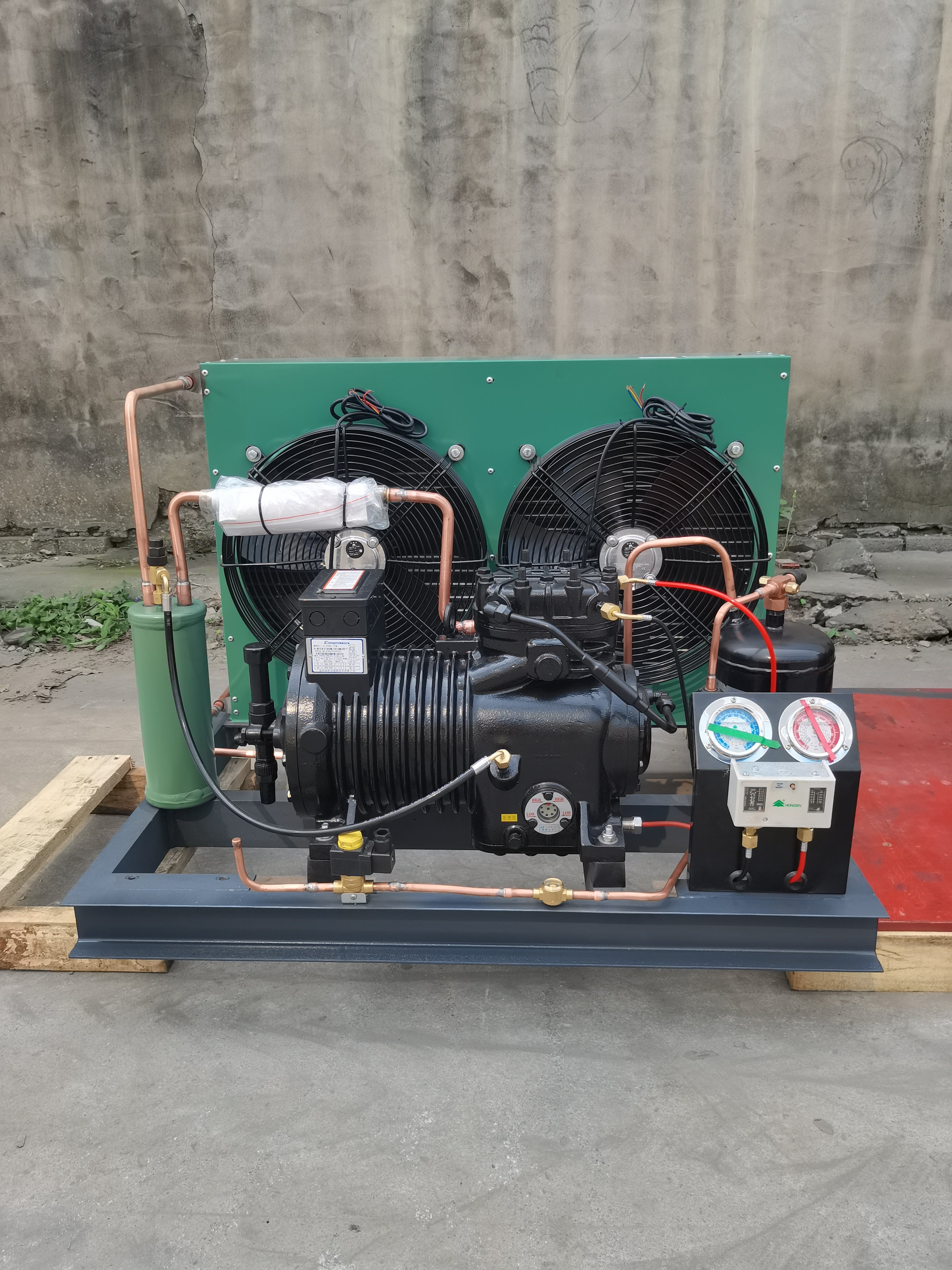 New Arrival Air-cooled Condenser Refrigeration Unit Cold Storage Cooling Machine Open Scroll Condensing Unit for Copeland