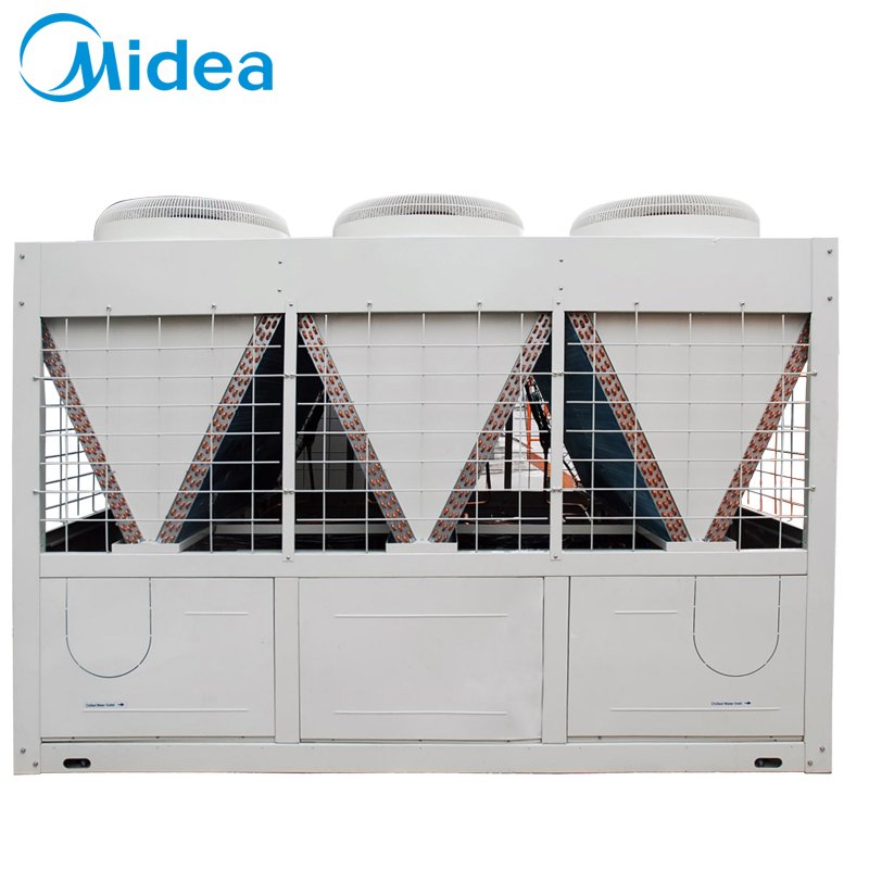 Midea Commercial HVAC System Air Conditioner and Heat Pump R410A 200kw Industrial air Cooled Chillers for 5 Star Hotel
