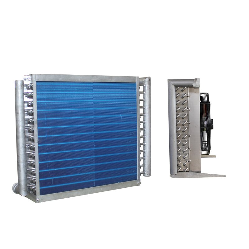 Processing Fin Copper Coil Cooling System Condenser Heat Exchanger Air Conditioning Unit Water Chilling Equipment