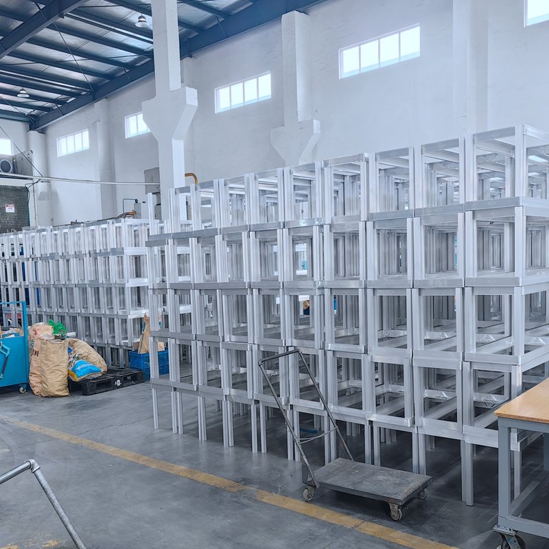 Factory Custom Heavy Duty Aluminum Stand Roof Top/Ground Mount Outdoor Unit Air Conditioner Bracket Heat Pump/Condenser Bracket