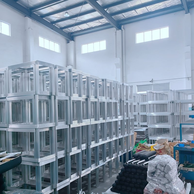 Factory Custom Heavy Duty Aluminum Stand Roof Top/Ground Mount Outdoor Unit Air Conditioner Bracket Heat Pump/Condenser Bracket