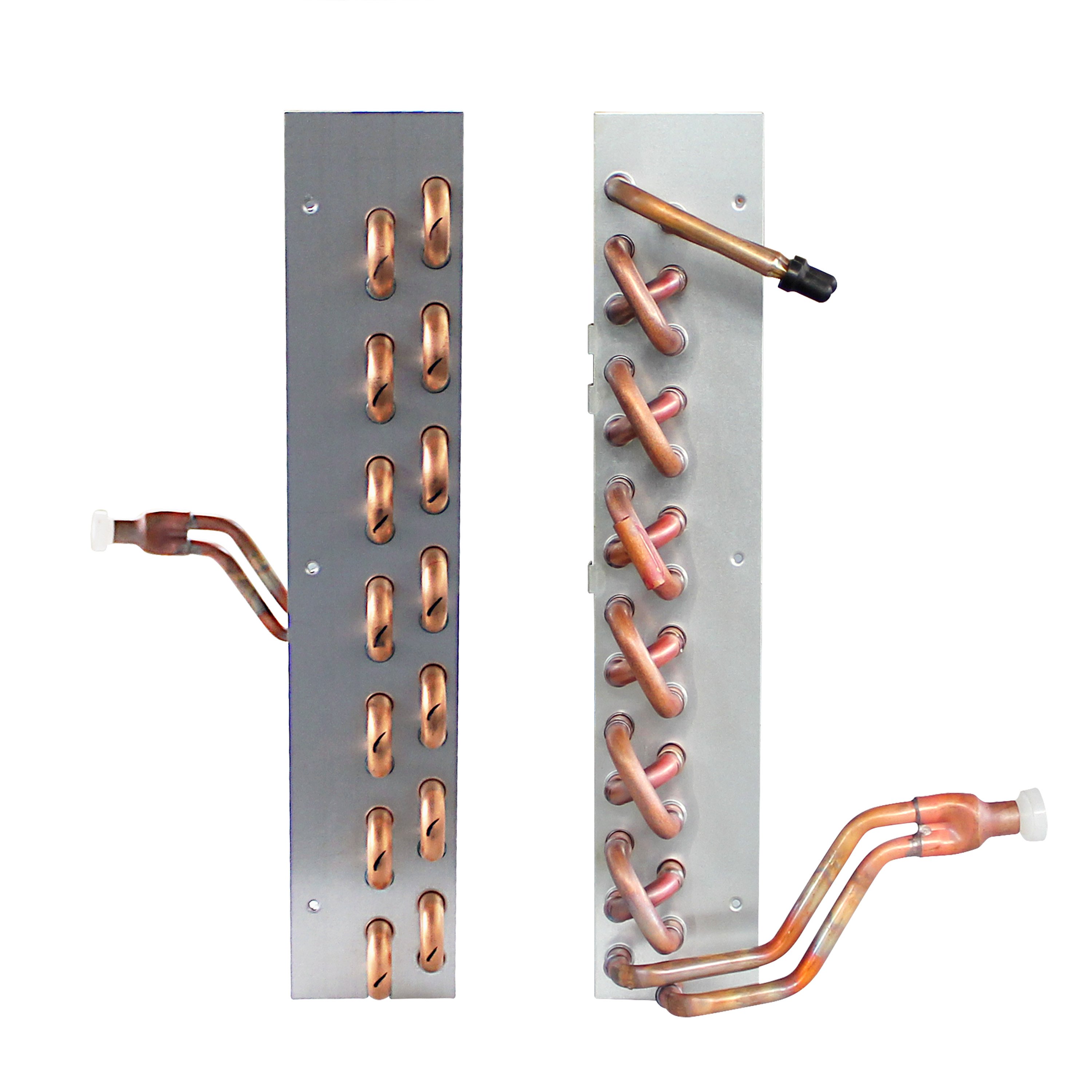 Small Condenser Without Shell Radiator Heat Exchange Chiller Part Copper Tube Fin Heat Exchanger