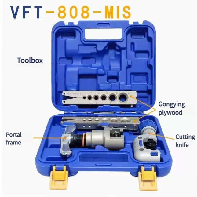 High Quality Air Conditioner System Copper Pipe Flaring Tools Kit Refrigeration Tool Swaging Tool Set