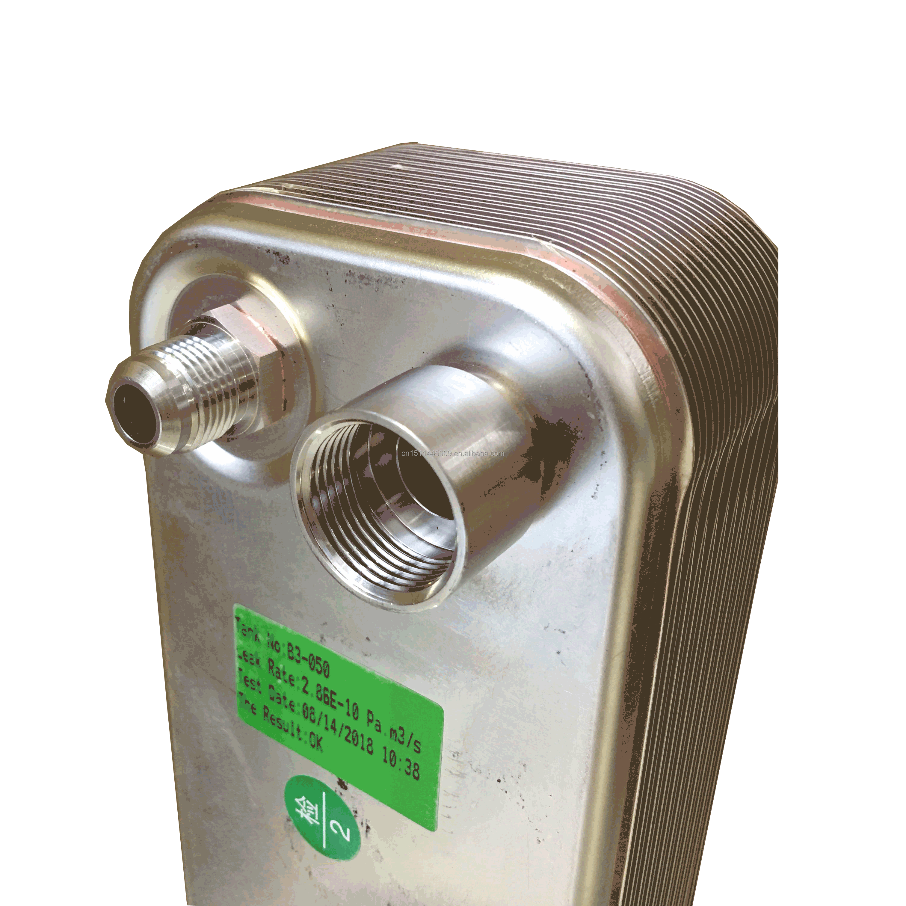 Compact & High Heat Transfer Co-efficiency Evaporator & Condenser(0.02sqm Each Plate) for Household Heat Pump and Water Chillers