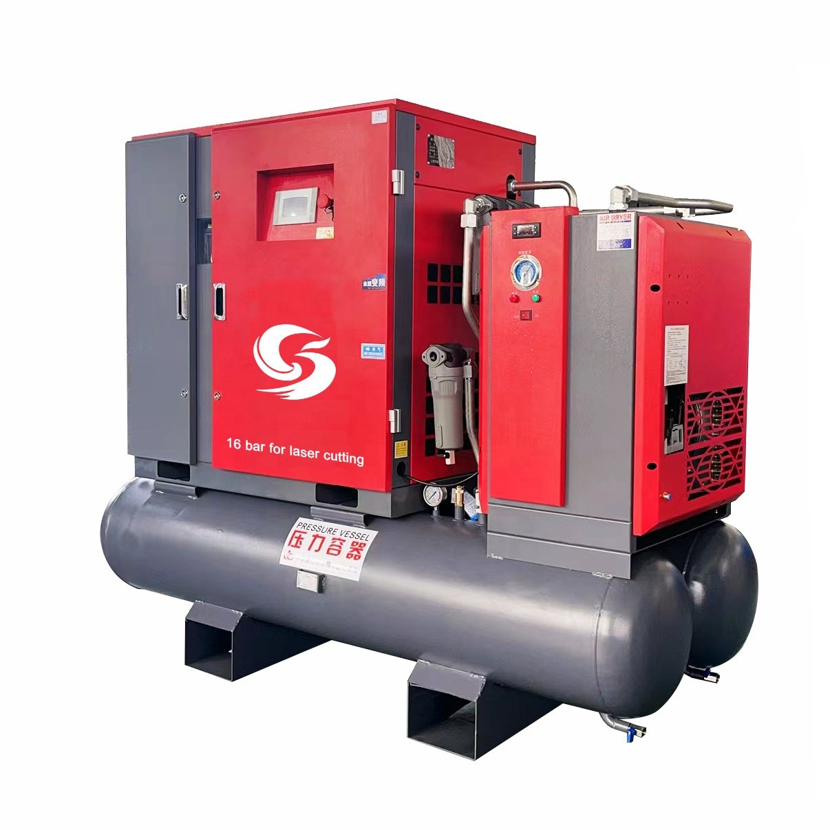 Karlos General Industrial air Compressors air Compressor 4-in-1 Compresores De Aire Machine for Laser Laser Cutting Machine