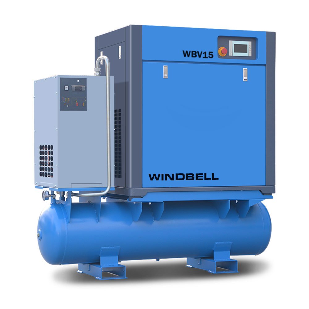 10hp 15hp 30hp 7.5kw 11kw 22kw 37kw 16bar 4 in 1 China Electric Rotary Inverter Controlled Screw Air Compressor for Fiber Laser