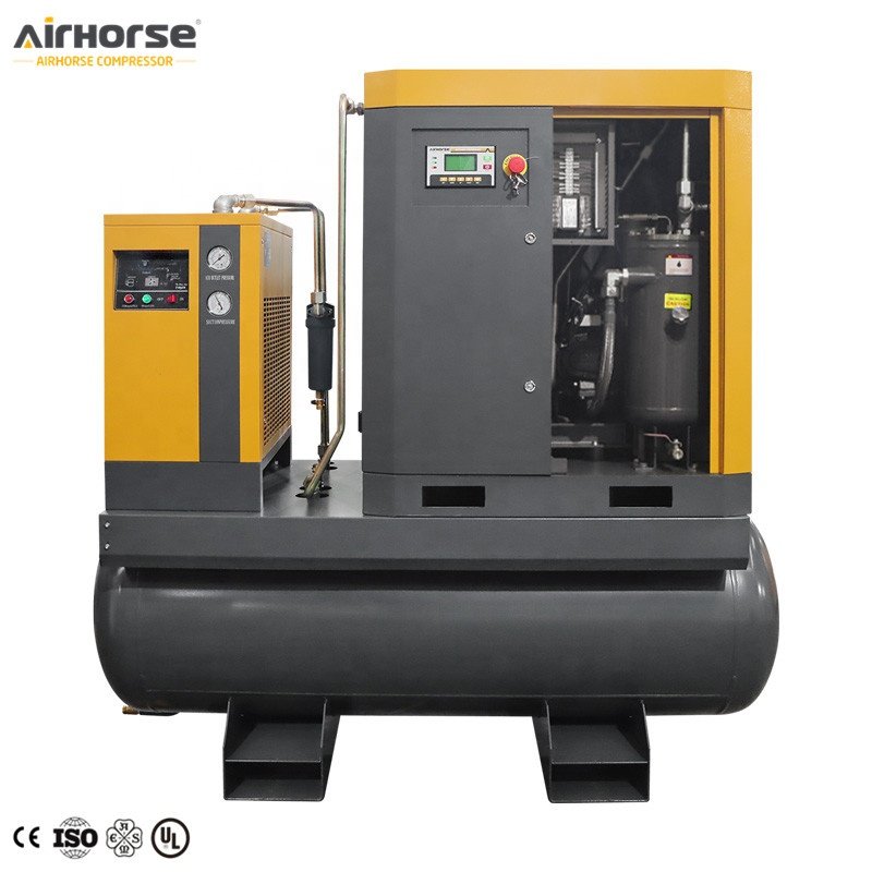 Hot Sales Manufacturer 5.5KW 7HP 11KW 15HP 8 bar 10 bar 16 bar Industrial air Compressor Screw air Compressor for Laser Machine