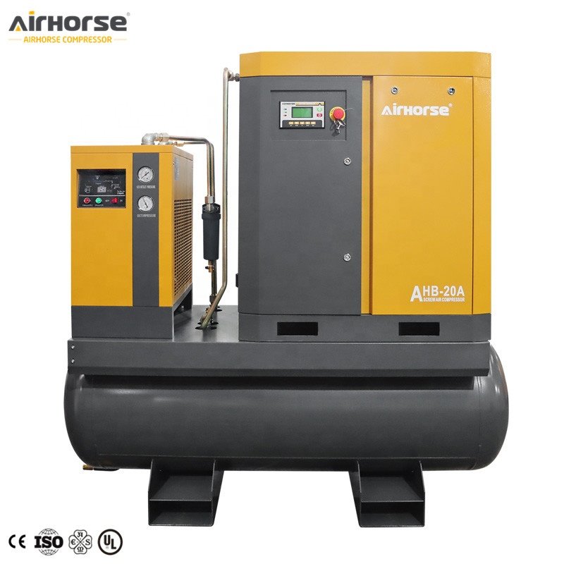 Hot Sales Manufacturer 5.5KW 7HP 11KW 15HP 8 bar 10 bar 16 bar Industrial air Compressor Screw air Compressor for Laser Machine