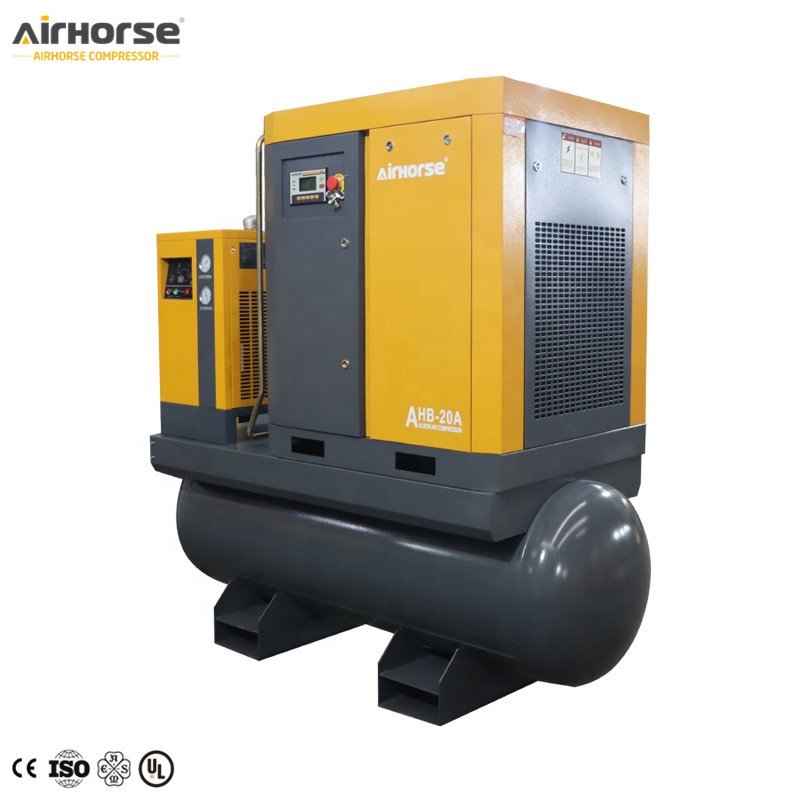 Hot Sales Manufacturer 5.5KW 7HP 11KW 15HP 8 bar 10 bar 16 bar Industrial air Compressor Screw air Compressor for Laser Machine