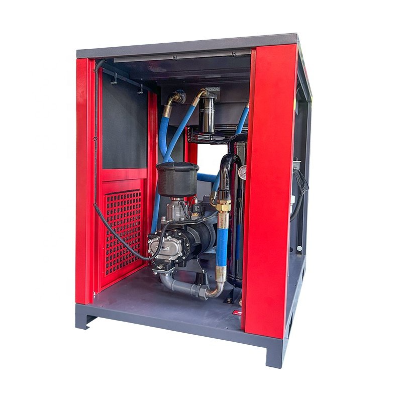 High Performance 11kw 15kw 22kw Rotary Compressor 37kw 50hp Screw Compressor 8bar 10bar 12bar air Compressor
