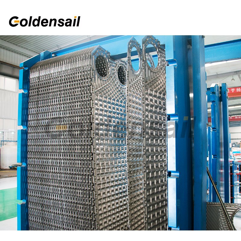 Marine Titanium Heat Pump Plate Heat Exchanger Condenser for Sea Water Steam Condenser and Evaporator